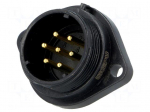 SP21 | socket | male | PIN: 7 | IP68 | soldering | 500V | 1.5mm2 | 15A
