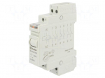 Relay: installation | bistable | NO x2 | 230VAC | Mounting: DIN | 16A