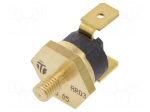 Sensor: thermostat | Output conf: SPST-NC | 120&deg;C | 16A | 250VAC | &plusmn;5&deg;C