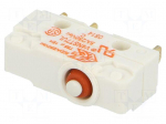 Microswitch SNAP ACTION | without lever | SPDT | 5A/250VAC | ON-(ON)
