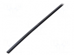 Hole and edge shield | polyolefine | L: 1.2m | black | H: 8.8mm | glued