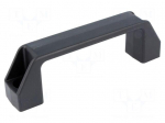 Handle | Mat: technopolymer (PA) | black | H: 41mm | L: 137mm | W: 26mm