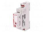 Timer | 1s&divide;10days | SPDT | 24VDC/16A,250VAC/16A | 12&divide;240VAC | DIN | IP20