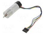 Motor: DC | with encoder,with gearbox | HP | 6VDC | 6.5A | 130rpm | 75: 1