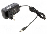 Power supply: switching | mains,plug-in | 12VDC | 1A | 12W | 81.71%
