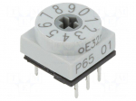 Encoding switch | DEC/BCD | Pos: 10 | THT | Rcont max: 80m&Omega; | P65