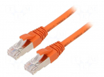 Patch cord | ETHERLINE&reg; Cat.6a,S/FTP | Cat: 6a | stranded | Cu | 0.5m