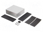 Enclosure: with panel | 1457U | X: 160mm | Y: 191mm | Z: 68mm | aluminium