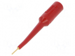 Measuring tip | 3A | 70VDC | red | Socket size: 4mm | Insulation: PVC