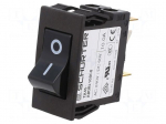 Circuit breaker | Urated: 240VAC | 60VDC | 10A | DPST | Poles: 2 | SNAP-IN