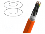 Wire: servo drive | MOTIONLINE&reg; ADVANCED | 4G2.5mm2 | orange | Cu