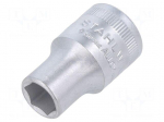 Socket | socket spanner | HEX 11mm | 1/2" | Socket bit length: 38mm