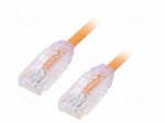 Patch cord | TX6A-28&trade;,U/UTP | Cat: 6a | RJ45 plug,both sides | wire