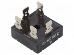 Bridge rectifier: three-phase | Urmax: 1.2kV | If: 25A | Ifsm: 350A