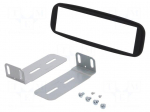 Radio frame | Renault | 1 DIN | soft touch black