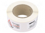 Label | 9mm | 15mm | white | self-adhesive | -40&divide;150&deg;C