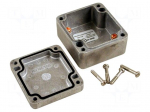 Enclosure: multipurpose | X: 58mm | Y: 64mm | Z: 36mm | 1590Z | aluminium