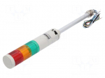 Signalling column | red/amber/green | LED | 24VDC | IP54 | QTG50 | ABS