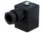 Connector: valve connector | plug | form A | 18mm | female | PIN: 3 | 2A