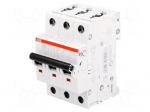 Circuit breaker | 230/400VAC | Inom: 63A | Poles: 3 | Charact: C | 6kA