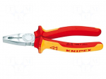 Pliers | insulated,universal | for bending, gripping and cutting