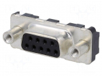 Connector: D-Sub | PIN: 9 | socket | female | straight | soldering | 5A