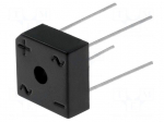 Bridge rectifier: single-phase | Urmax: 200V | Ufmax: 1.2V | If: 6A