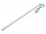 LED lamp | white cold | 24VDC | 980lm | 6800K | IP66 | 3m | -40&divide;60&deg;C