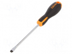 Screwdriver: standard | slot | 6.5x1.2mm | EVOX | Blade length: 125mm