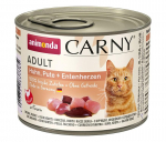 ANIMONDA Carny Adult Chicken, turkey and duck hearts - wet cat food - 200g