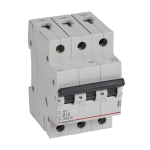 MCB RX 6000 - 3P - 400V - 10 A - B curve - prong/fork type supply busbars