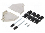 Enclosure for connectors: D-Sub | D-Sub 25pin,D-Sub HD 44pin