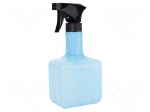 Dosing bottle | 454ml | dissipative,with spray | blue (bright)
