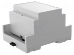 Enclosure: for DIN rail mounting | Y: 90mm | X: 71.2mm | Z: 53mm | PPO