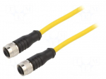Cable: for sensors/automation | M12 | PIN: 4 | 10m | plug | 250VDC | 4A