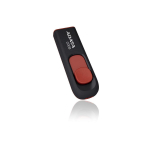MEMORY DRIVE FLASH USB2 16GB/BLACK/RED AC008-16G-RKD A-DATA