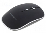 Mouse | black,light silver | USB A | wireless,optical | No.of butt: 4