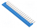 Comb bridge | blue | terminals: 20 | 5mm