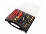 Screwdriver: universal-set | insulated | 9pcs.