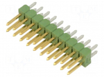 Connector: pin strips | pin header | male | PIN: 20 | THT | straight