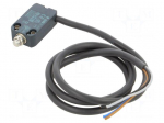 Limit switch | NO + NC | cables | 1m | No.of mount.holes: 2 | plastic