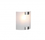Trio Pura sienas lampa 20 cm E27 brushed steel  212700107 4017807522112