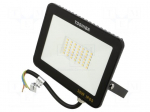 Lamp: LED flood light | 30W | 230VAC | neutral white | 120&deg; | 4000K