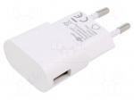 Power supply: switching | mains,plug-in | 5VDC | 5W | Out: USB A | 76.3%