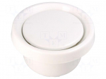 Air diffuser | polypropylene | white | &Oslash;125mm | AN | inwards