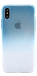 Back panel cover Devia Apple iPhone X Amber case Blue