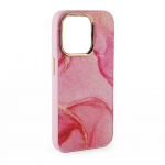 Back panel cover iLike Apple iPhone 15 Print Desire Customized Diamonds Case Red