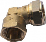 Compression female elbow 22x3/4 F