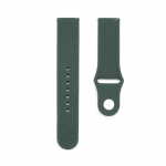 Strap Connect  22mm Silicone Loop Watch Strap (S/M 110mm) Olive
