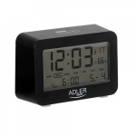Audio- ja HiFi-s&uuml;steemid // Radio Clock // AD 1196 black Budzik na baterie